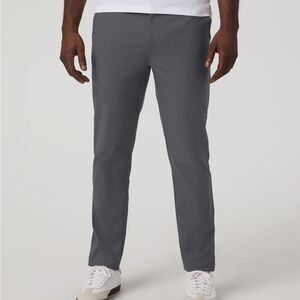 Vuori Cascade Tech Chino Pant Athletic Slim Fit 30" Inseam - Charcoal 28